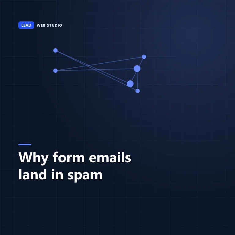 Why contact form emails go to spam and how to fix the delivery