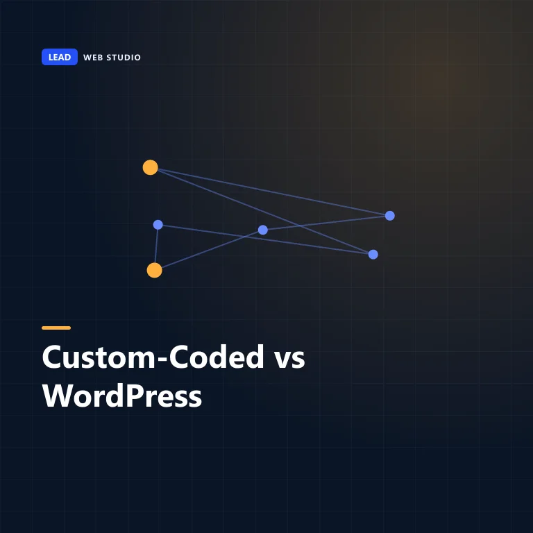Custom-coded website versus WordPress comparison