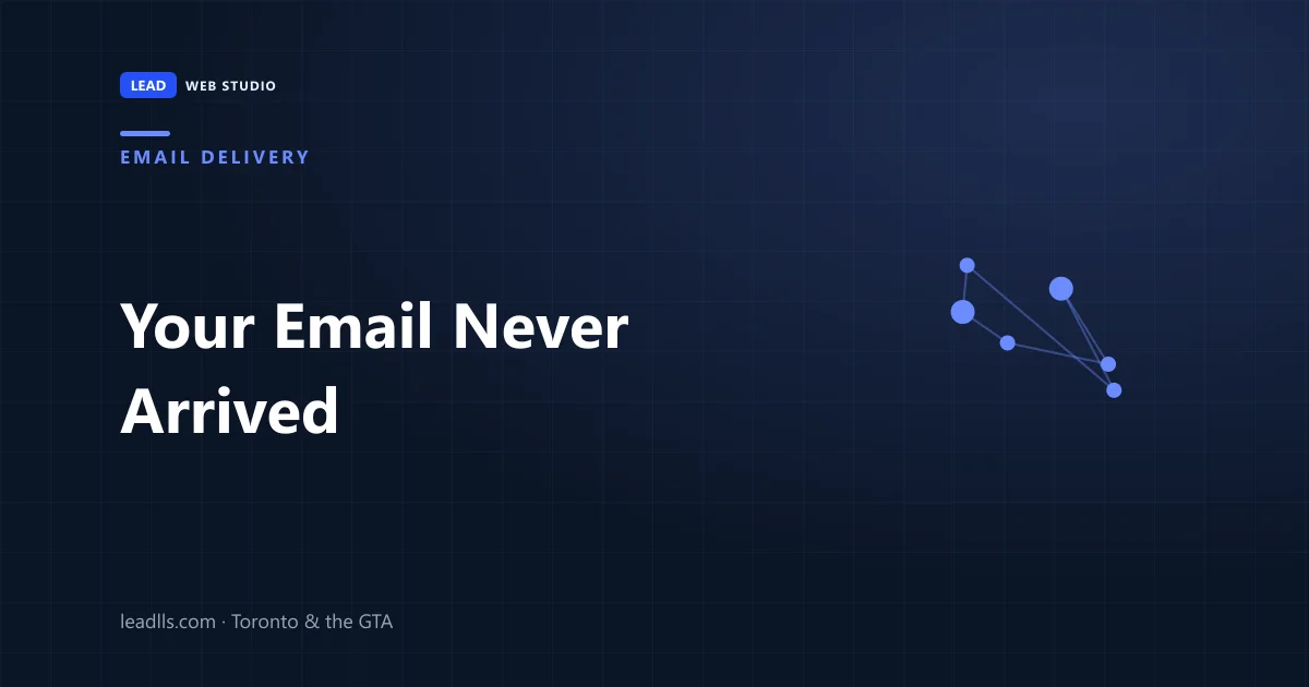 Email not delivered — how to tell a bounce from a silent failure and catch the ones nobody reports