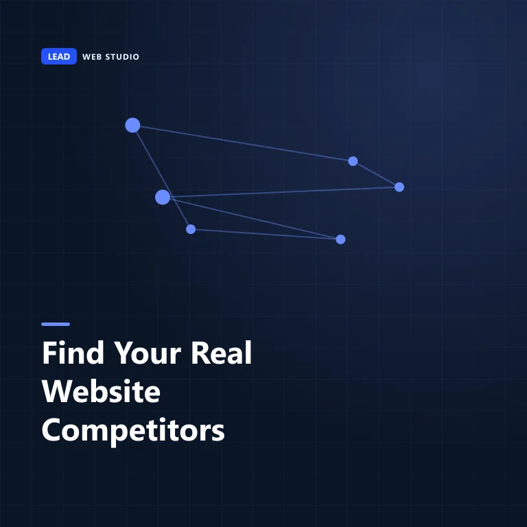 Finding the real website competitors for a small business in search results