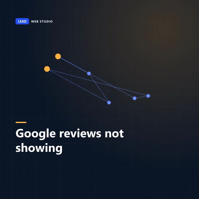 A Google review count that does not match the reviews the business actually has