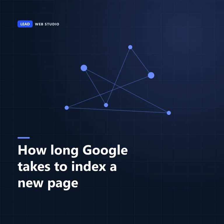 A calendar counting the days between publishing a page and its first appearance in Google