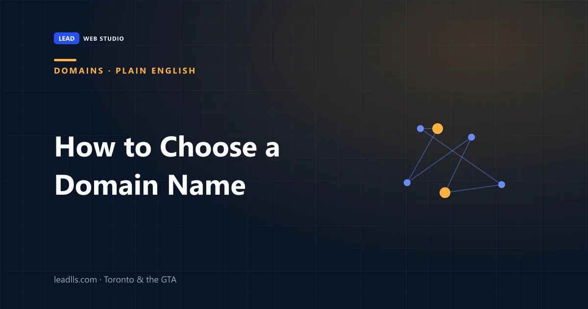 How to choose a domain name for a Canadian business โ .ca or .com, cost and renewals