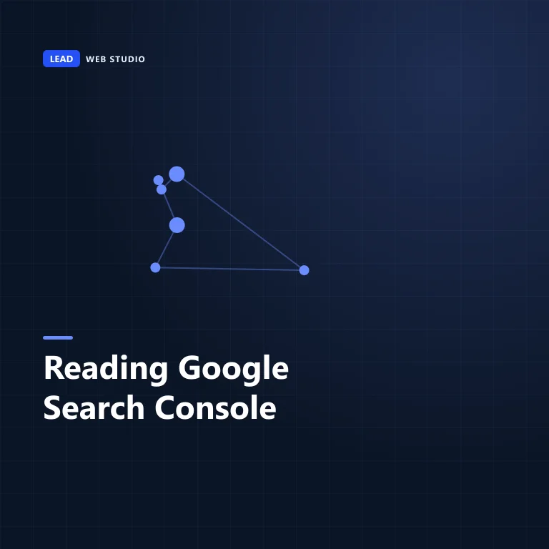 Reading the four numbers in a Google Search Console performance report