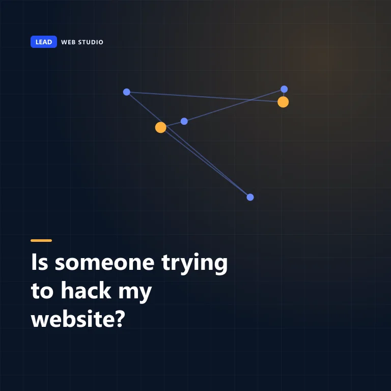 Cover graphic reading: Is someone trying to hack my website?