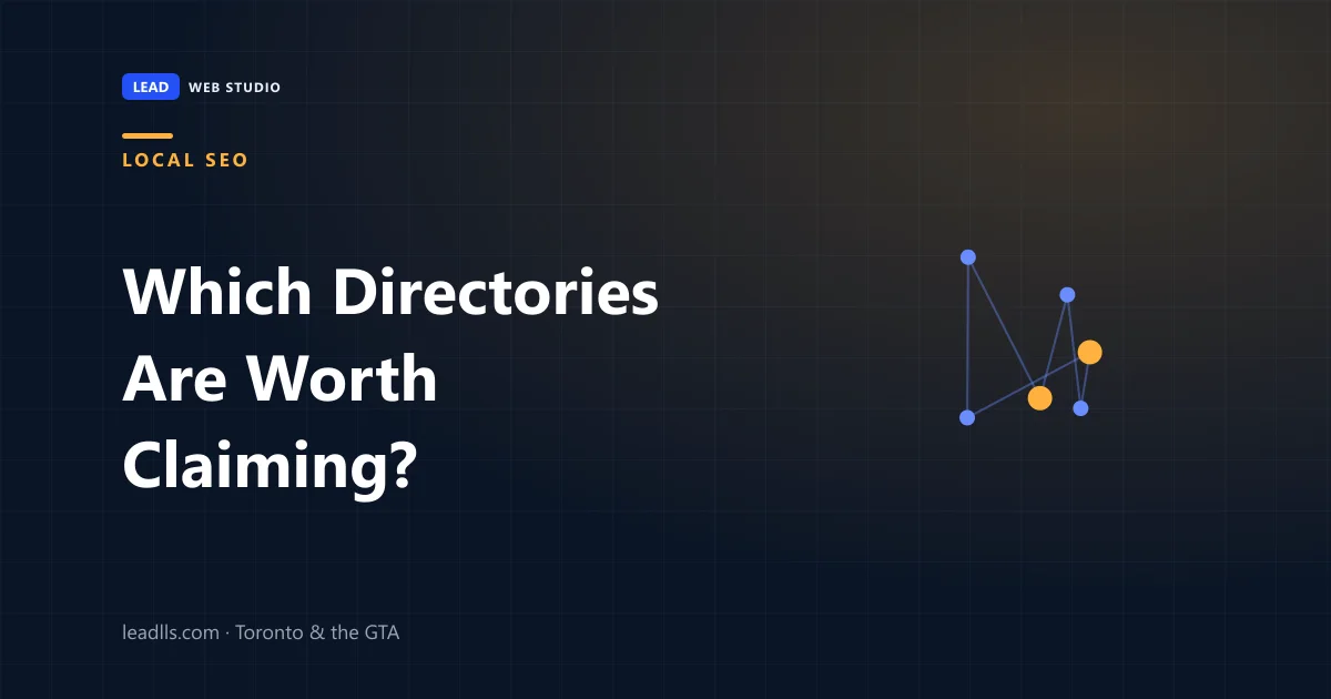 Title card: local citations in Canada, which directories are worth it