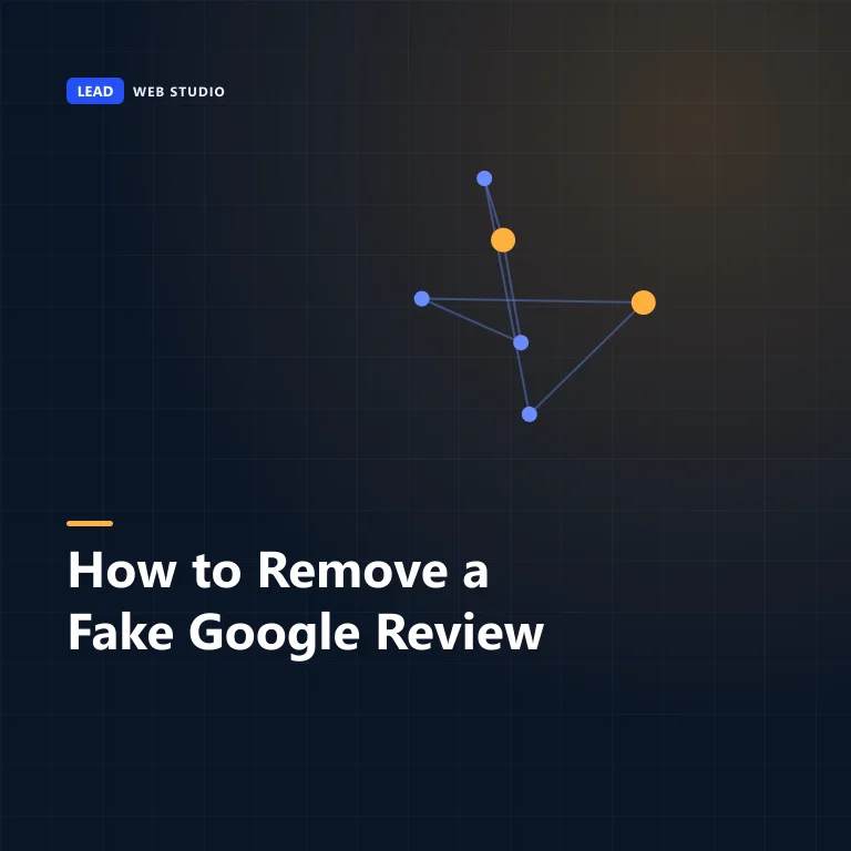 Cover graphic reading: How to remove a fake Google review