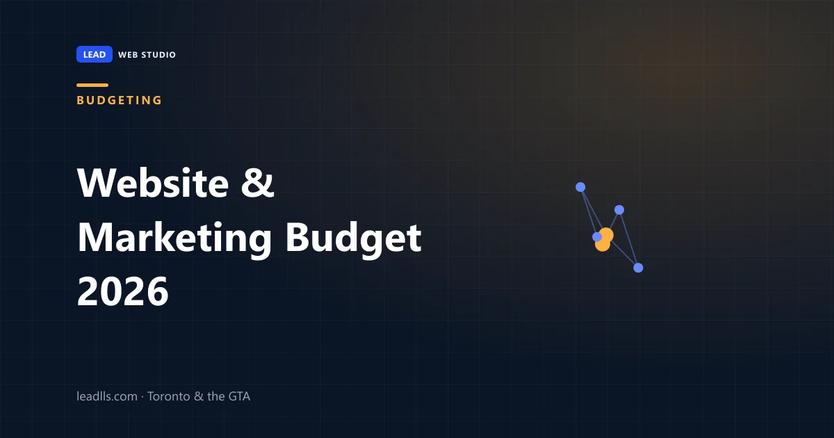 How much a small business should budget for a website and ongoing marketing