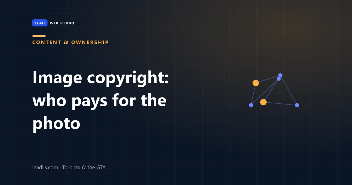 Website image copyright — a demand letter over one photo and who is actually responsible for paying it