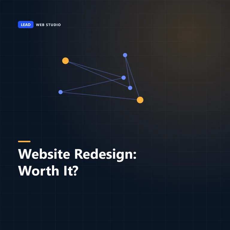 Website redesign decision guide โ when it's worth it and when it's a waste of money