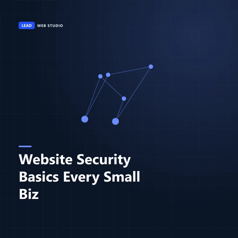 Website security basics for small businesses β what actually protects your site