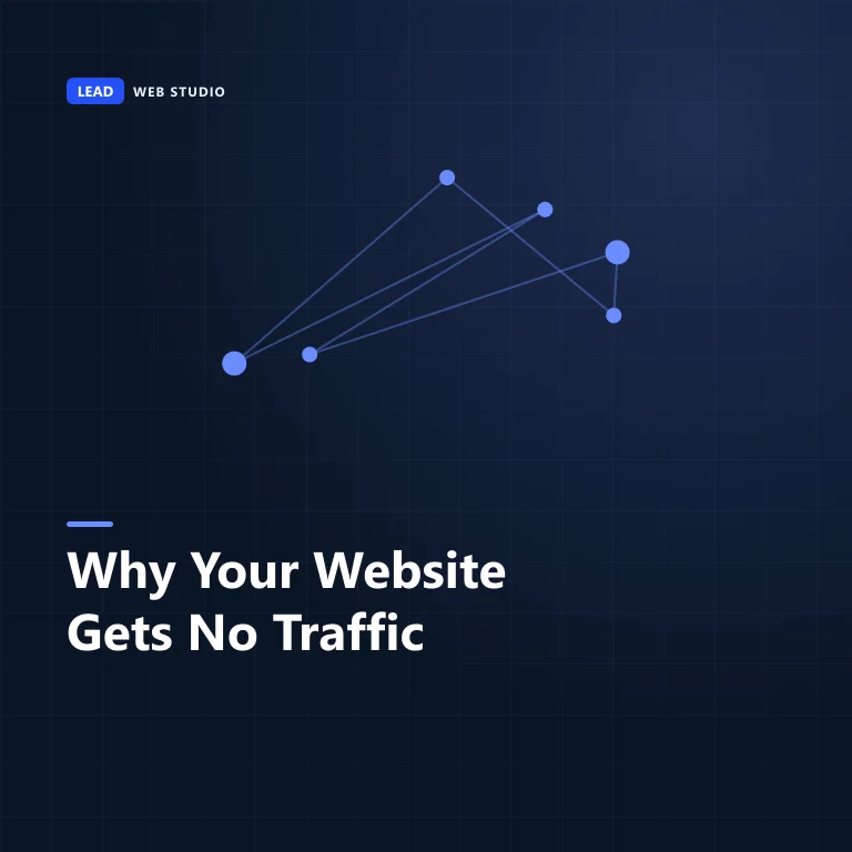 Why a website gets no traffic — a six-step diagnosis from indexing to broken analytics