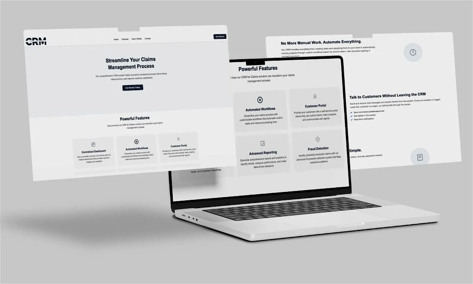 saas website design — website homepage designed by Lead Web Studio