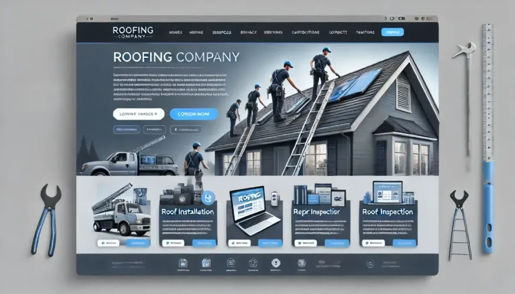 Professional Web Design for Roofing Companies