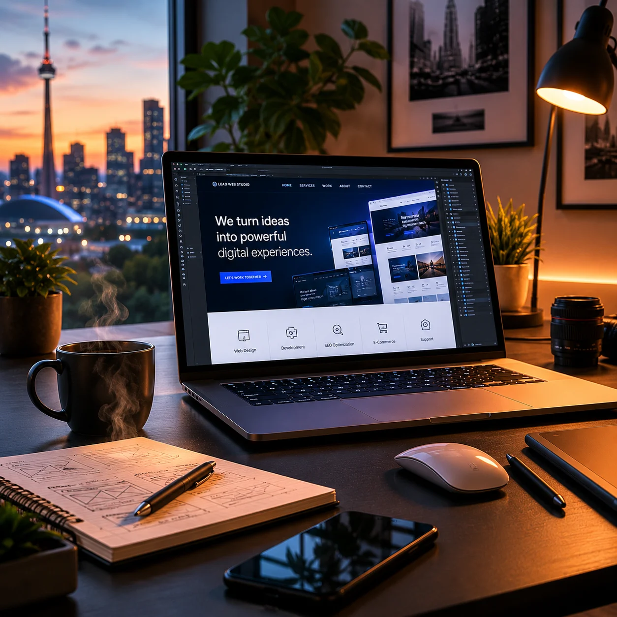 Professional business website design helping companies grow online in 2025