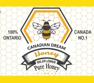 Canadian Dream Honey logo – Local Honey Producer and Apiary in Ontario